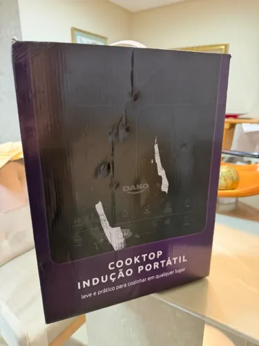 Cooktop indução portátil novo (na caixa)