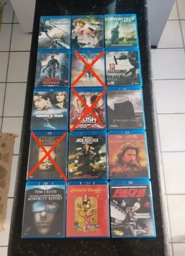 Coleção de Filmes Blu-Ray - Diversos Títulos