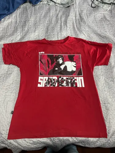 camiseta naruto shippuden gaara vermelha gg
