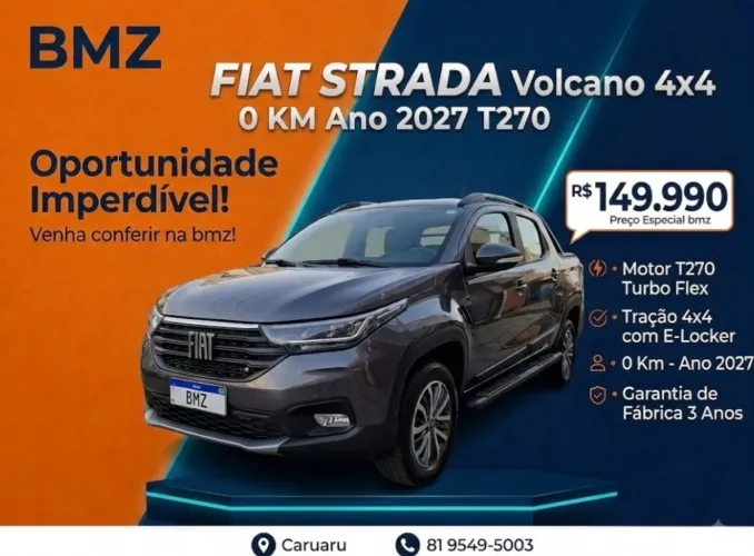 Fiat Strada Volcano 1.3 Flex 8V CD Aut. 2027