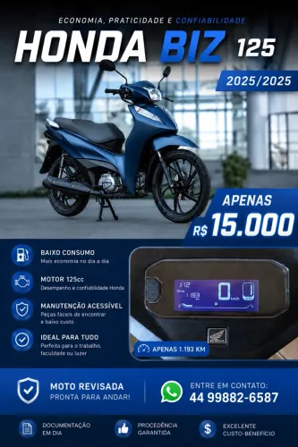 Vendo biz 125 nova