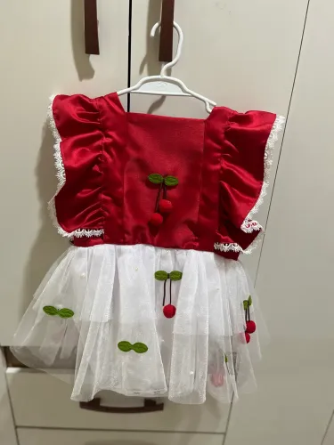 ROMPER DE LUXO CEREJINHA