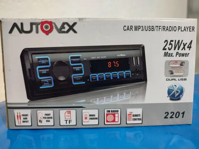Rádio MP3 Player Bluetooth Automotivo novo