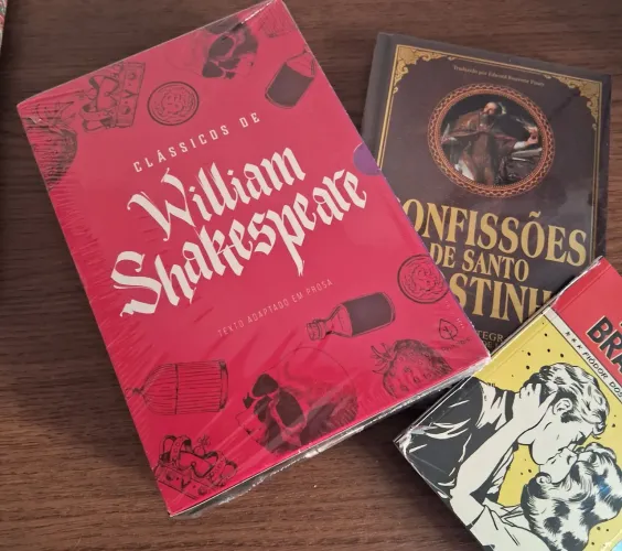ÚLTIMO BOX DE LIVROS. COLEÇÃO. SHAKESPEARE. LACRADO
