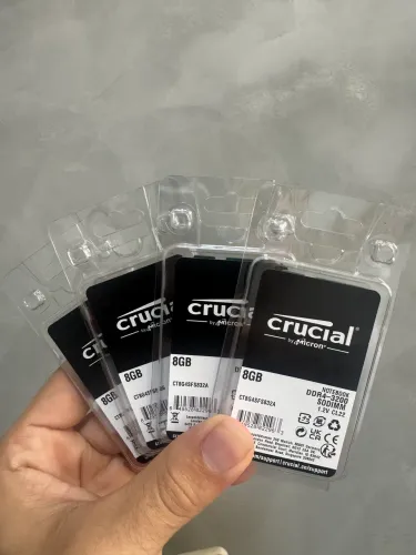 Memória Ram Notebook DDR4 8GB 2666 e 3200 - Crucial (nova)