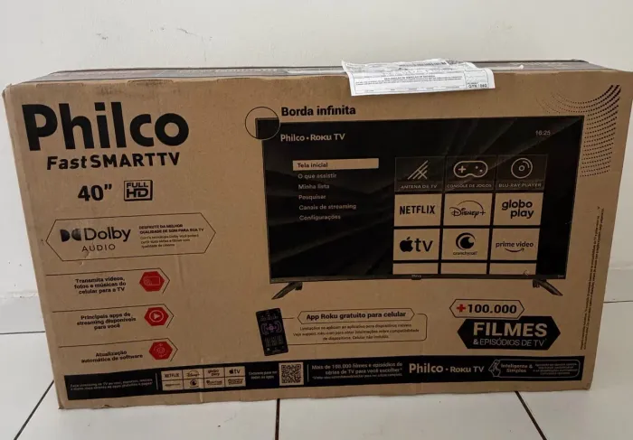SMART TV PHILCO 40? - NOVA NA CAIXA<br><br>