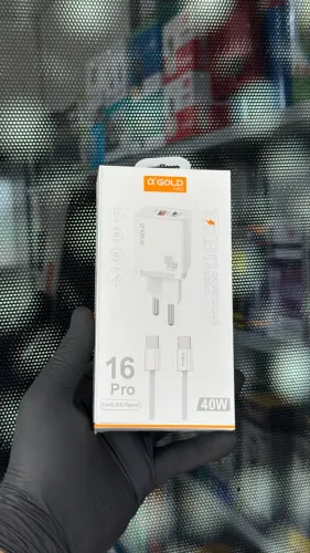 Carregador 40W Turbo USB-C e USB - Potência Máxima para seu Smartphone