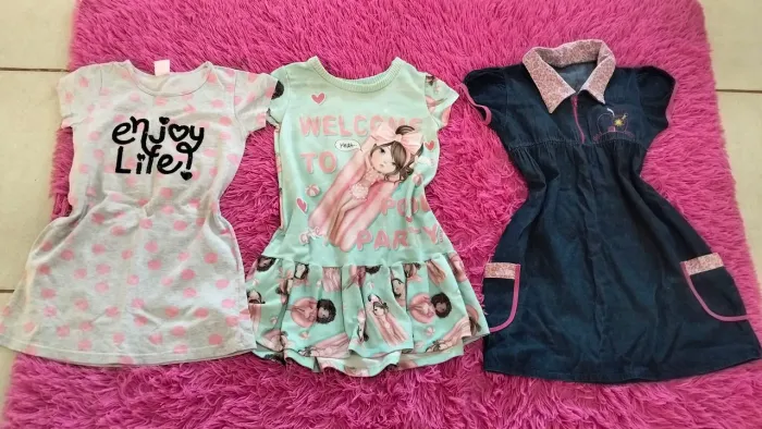 LOTE DD ROUPA INFANTIL 7/8