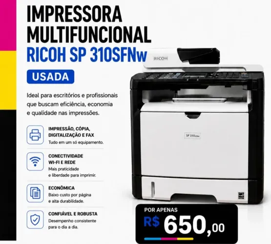 Impressora Ricoh SP 310SFNw