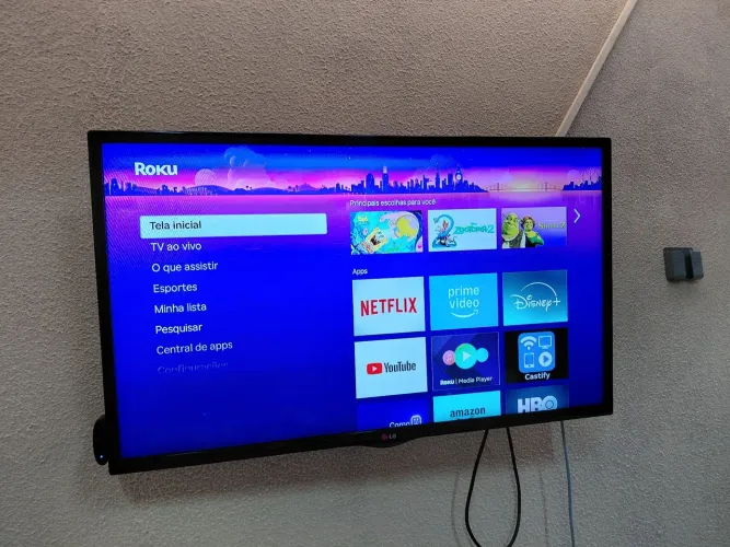TV LG LCD 39 polegadas + Roku