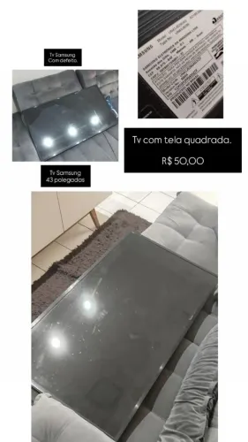 Tv 43 polegadas (tela quebrada)