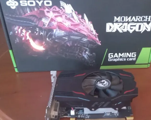 Placa de Vídeo Soyo RX 550 4GB - Monarch Dragon