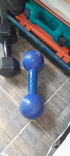 VENDO HALTER DE 10 KL AZUL ENBORACHADO