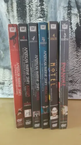 DVD American Horror Story temporadas 1 a 6 Originais Enluvadas