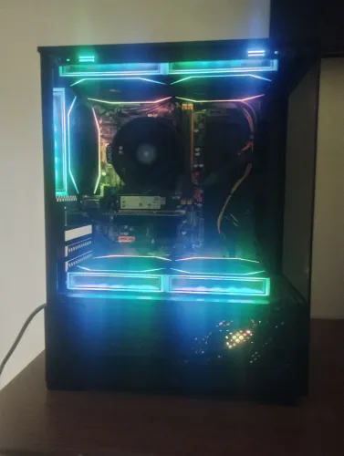 PC COMPLETO RYZEN 5 + MONITOR E PERIFÉRICOS.