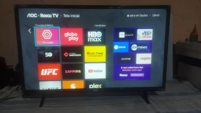 Tv aoc 32 polegadas smart