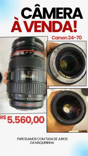 24-70mm Canon -usada excelente estado!