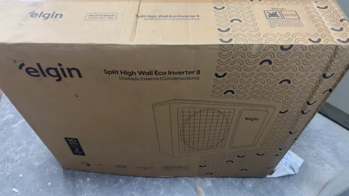 Ar-Condicionado Split InvII 24000 Elgin Eco com Wi-Fi Integrado High Wall Só Frio