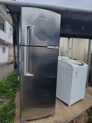 Geladeira frost free e máquina de lavar