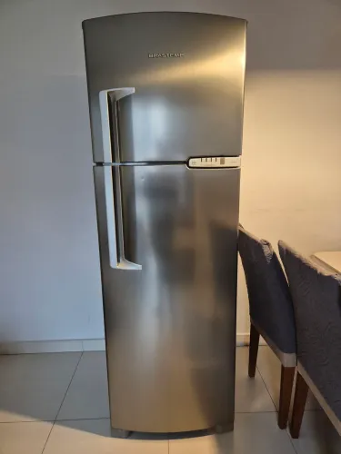 Geladeira Brastemp Clean inox