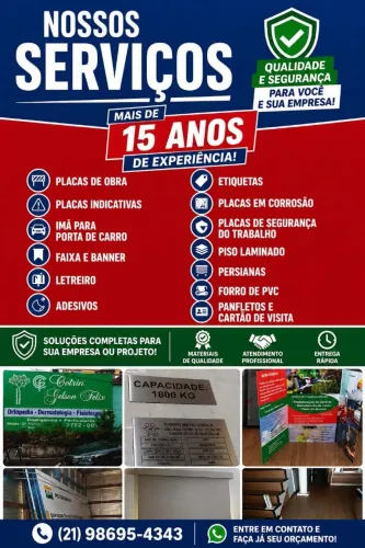 Placas de obra, adesivo, letreiro, placas indicativas, placas de sinalização, imã de carro