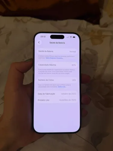 iPhone 15 Pro 256gb - Cinza