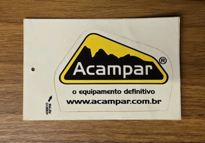 Adesivo da Marca Acampar
