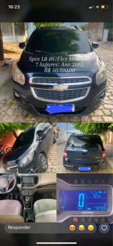 Chevrolet Spin LTZ 1.8 8V Econo.flex 5P Mec. 2015