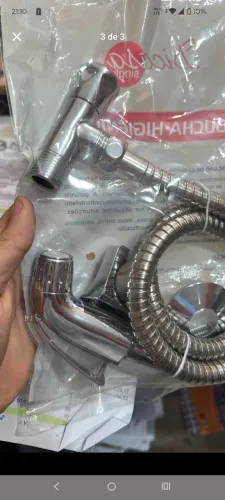 Ducha higiênica cromada completa