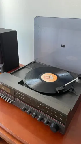 Toca Disco 3x1 Panasonic SS-4100 Funcionando