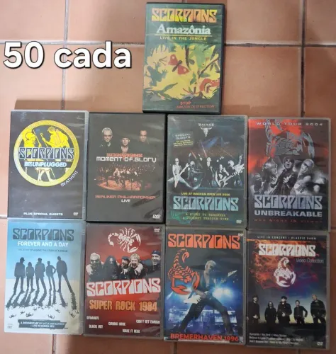 Scorpions DVDs ao vivo