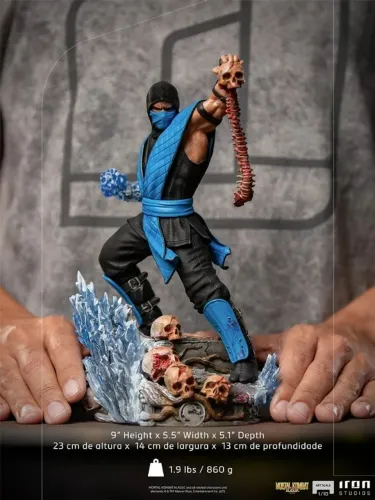 Iron Studios Mortal Kombat - Sub-Zero 1/10 - Novo e Lacrado