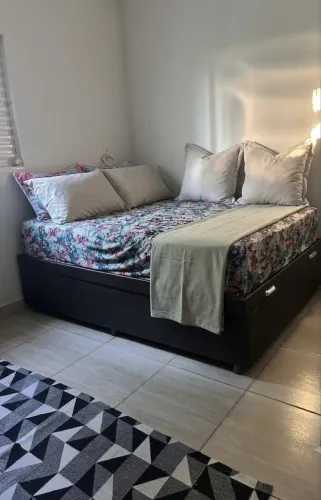 Cama box casal baú + colchão
