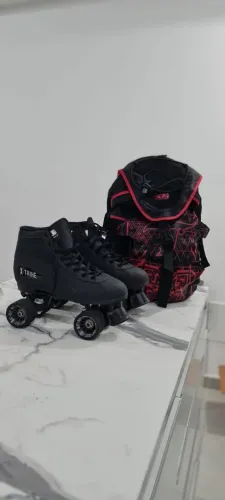 Patins + mochila especial