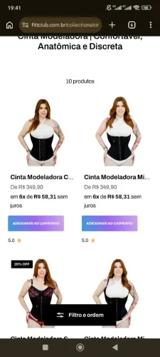 Cinta modeladora corset