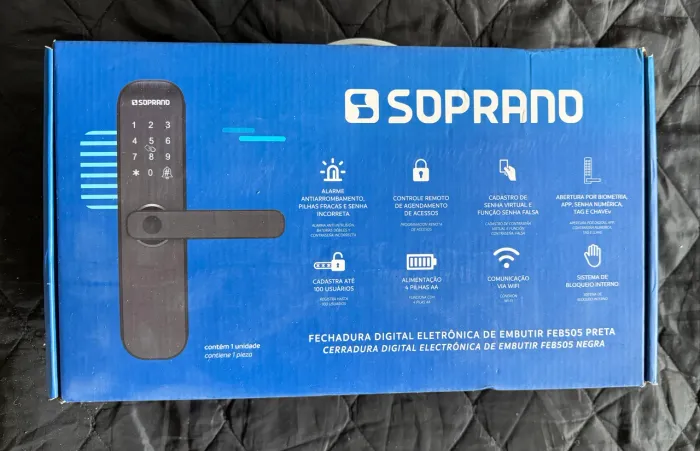 Fechadura Inteligente Soprano