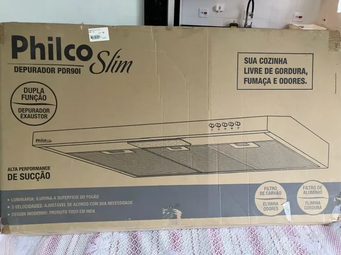 Vendo depurador de ar Philco Slim PDR90I, novo, ainda na caixa original.