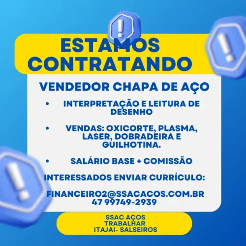 VENDEDOR DE CHAPA
