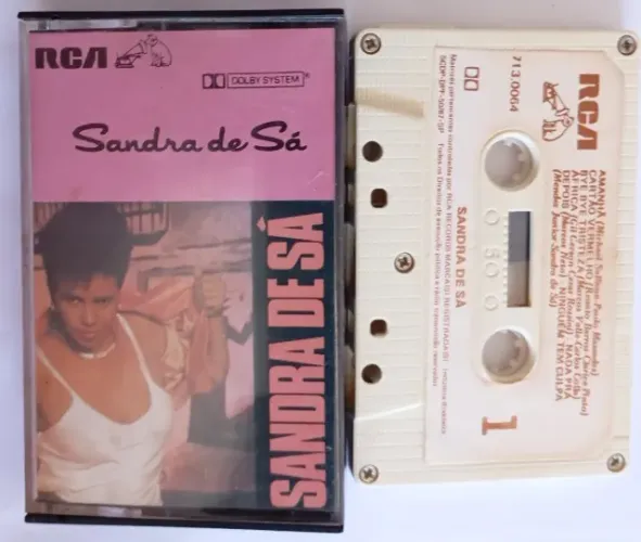 Fita K7 Cassete Sandra De Sá 1988