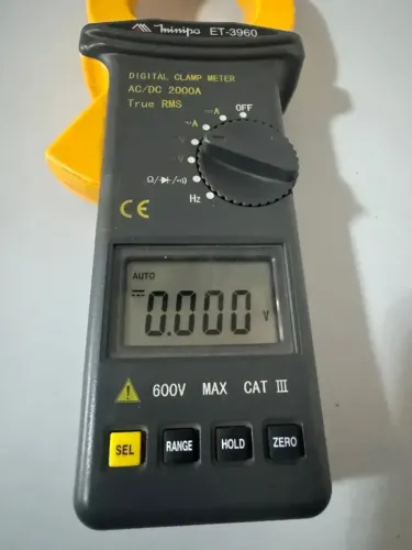 Alicate Amperímetro Minipa ET 3960