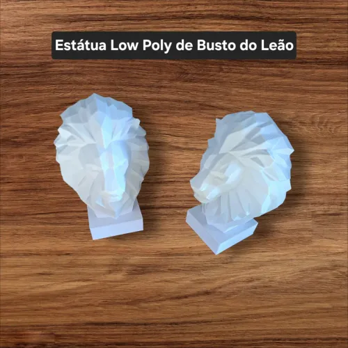 Estátua Busto de Leão