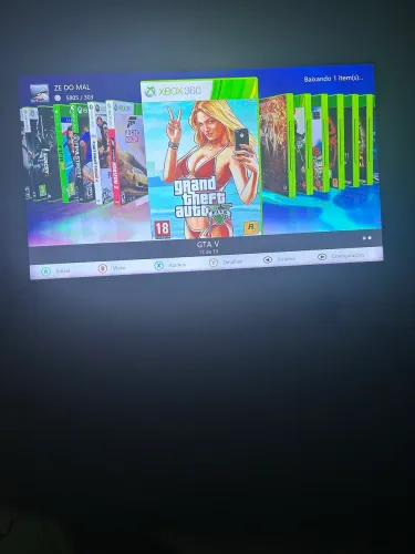 Xbox 360 com 19 jogos