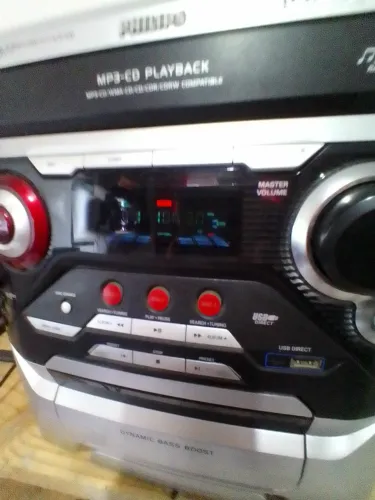 Míni sistem Philips fw m 377, somente a central (leia a descrição)