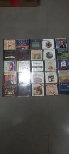 CDs músicas clássica lote com 25