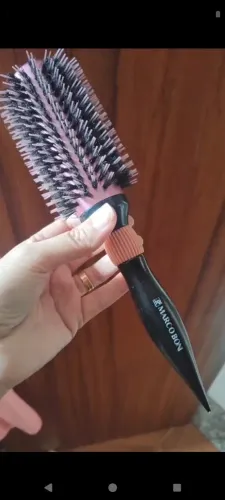Escova Profissional Thermal Metallic Rosa Marco Boni