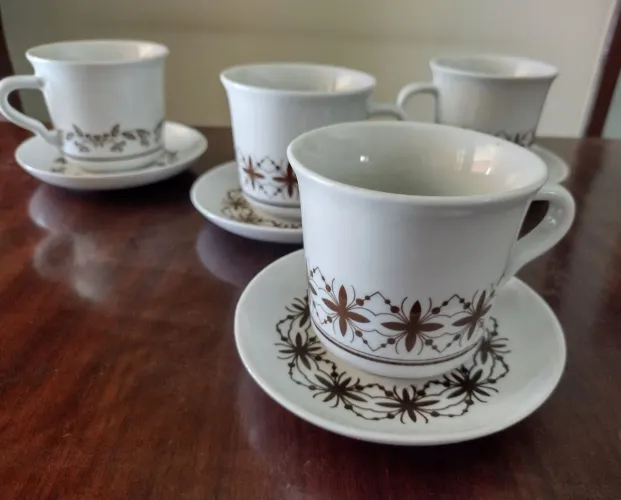 Xícaras de chá Porcelana Pozzani