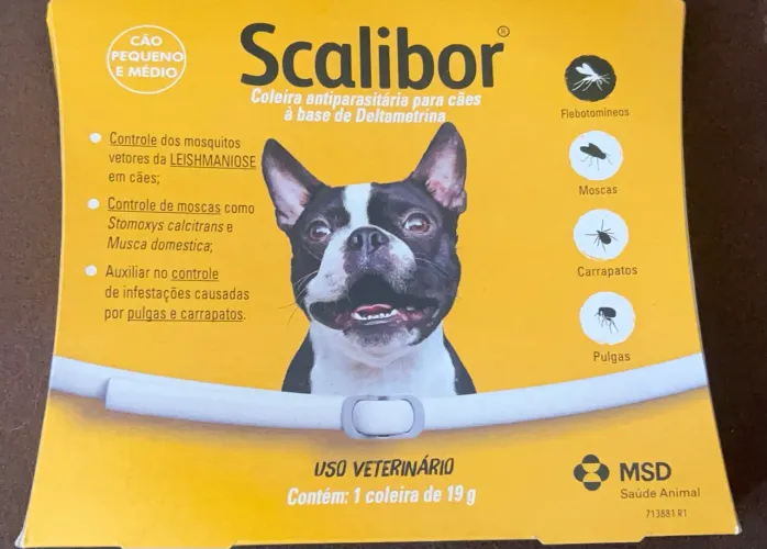 Coleira anti parasitária Scalibor
