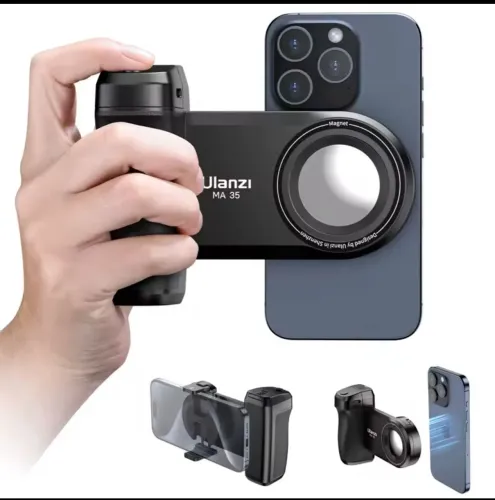 Suporte Magnético Ulanzi MA35 - Transforme seu Celular em Câmera Profissional!