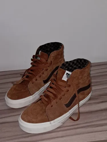 Tênis Vans Sk8-Hi Marrom Camurça