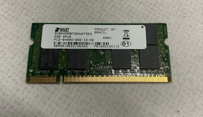Par de memória para notebook DDR3 2GB 2Rx8